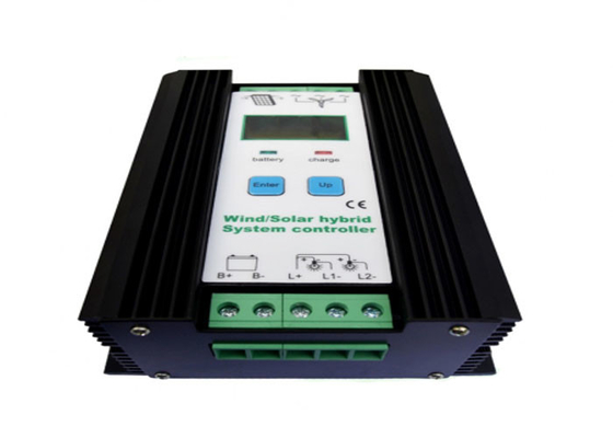 LCD Economic Lead Acid Battery 12v / 24v PWM Wind Solar Hybrid System Controller