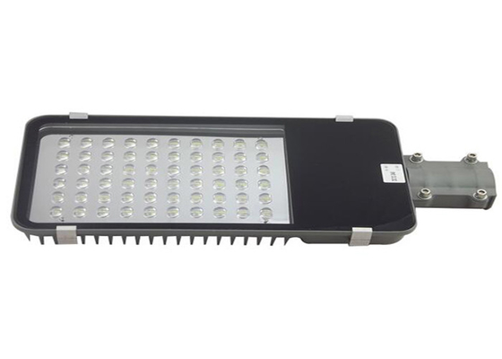 90lm/W 60w Led Street Light With Solar Panel Aluminum Alloy Cover