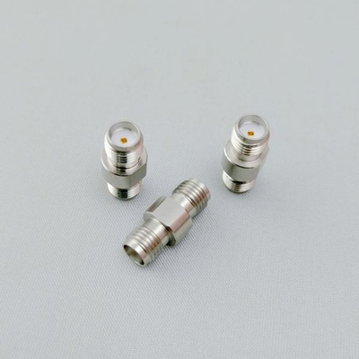 Female To Female Microwave Cable SMA Coaxial Adapter 18GHz ASMFSMF00