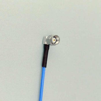 18GHz SMA RA Microwave 086 Cable Semi Flexible RF Cable Assembly