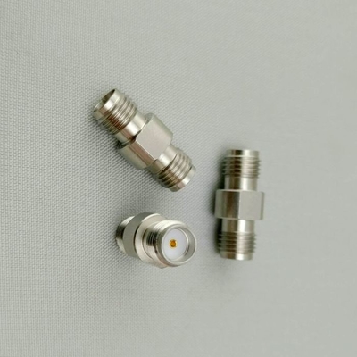 Female To Female Microwave Cable SMA Coaxial Adapter 18GHz ASMFSMF00