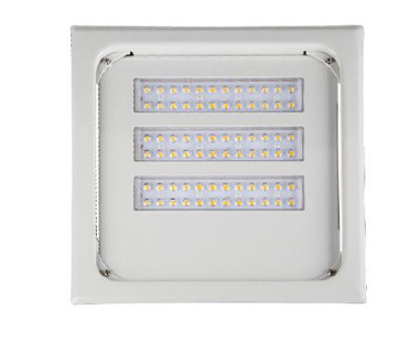 120W 150W 180W Square Outdoor LED Canopy Lights / Gas Station Canopy Lights