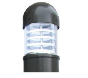 Aluminum Alloy Body Outdoor LED Bollard Lights 150°Distribution 70 CRI